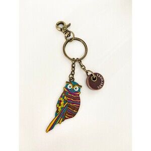 SAKROOTS Keychain Purse Charm - Colorful Owl